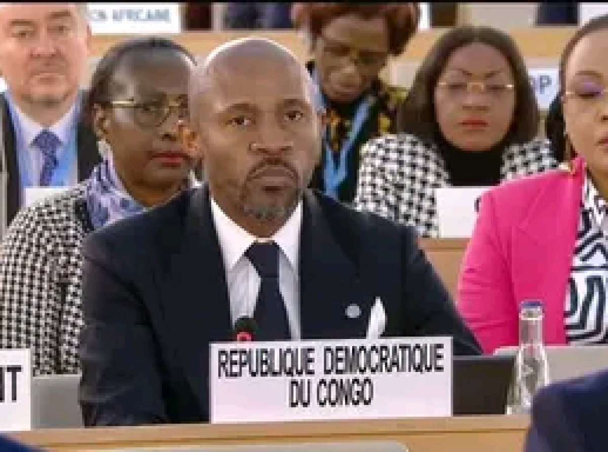 37ème Session du Conseil des Droits de l’Homme, Genève : Patrick Muyaya porte la voix de la RDC et appelle à la mise en place d’une Commission internationale d’enquête